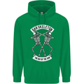 Dab Skeleton the Day of the Dab Dead Childrens Kids Hoodie Irish Green