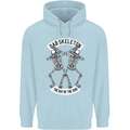 Dab Skeleton the Day of the Dab Dead Childrens Kids Hoodie Light Blue