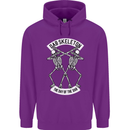 Dab Skeleton the Day of the Dab Dead Childrens Kids Hoodie Purple