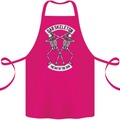 Dab Skeleton the Day of the Dab Dead Cotton Apron 100% Organic Pink