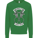 Dab Skeleton the Day of the Dab Dead Kids Sweatshirt Jumper Irish Green