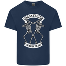 Dab Skeleton the Day of the Dab Dead Kids T-Shirt Childrens Navy Blue