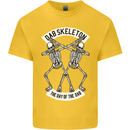 Dab Skeleton the Day of the Dab Dead Kids T-Shirt Childrens Yellow