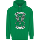 Dab Skeleton the Day of the Dab Dead Mens 80% Cotton Hoodie Irish Green
