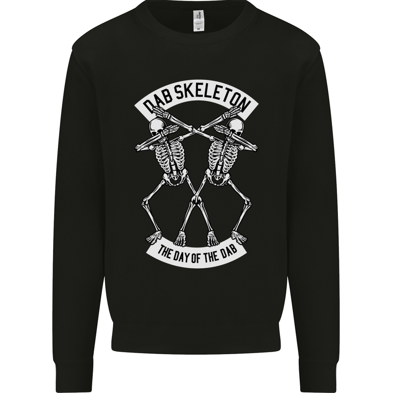 Dab Skeleton the Day of the Dab Dead Mens Sweatshirt Jumper Black