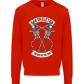 Dab Skeleton the Day of the Dab Dead Mens Sweatshirt Jumper Bright Red