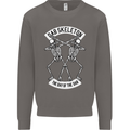 Dab Skeleton the Day of the Dab Dead Mens Sweatshirt Jumper Charcoal