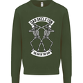 Dab Skeleton the Day of the Dab Dead Mens Sweatshirt Jumper Forest Green