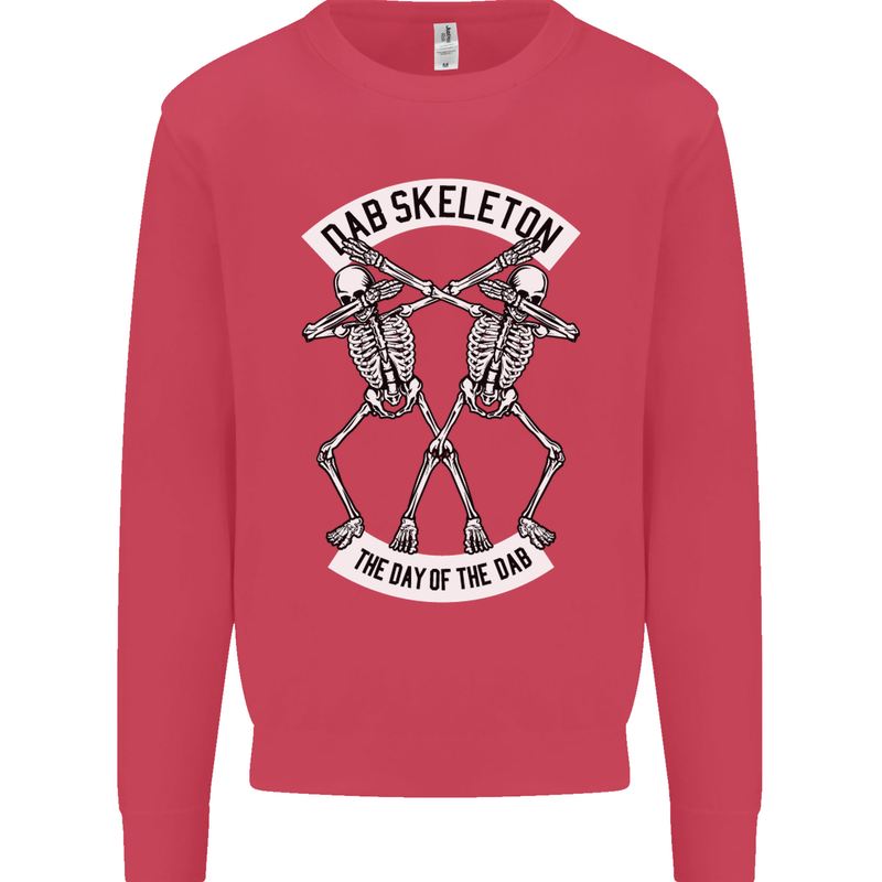 Dab Skeleton the Day of the Dab Dead Mens Sweatshirt Jumper Heliconia