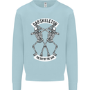 Dab Skeleton the Day of the Dab Dead Mens Sweatshirt Jumper Light Blue