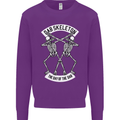 Dab Skeleton the Day of the Dab Dead Mens Sweatshirt Jumper Purple