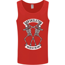 Dab Skeleton the Day of the Dab Dead Mens Vest Tank Top Red