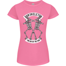 Dab Skeleton the Day of the Dab Dead Womens Petite Cut T-Shirt Azalea
