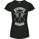 Dab Skeleton the Day of the Dab Dead Womens Petite Cut T-Shirt Black
