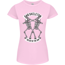 Dab Skeleton the Day of the Dab Dead Womens Petite Cut T-Shirt Light Pink