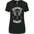 Dab Skeleton the Day of the Dab Dead Womens Wider Cut T-Shirt Black