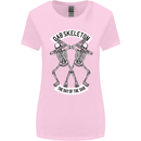 Dab Skeleton the Day of the Dab Dead Womens Wider Cut T-Shirt Light Pink