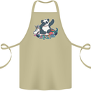 Dabbing Panda Squashing a Unicorn Funny Cotton Apron 100% Organic Khaki