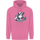 Dabbing Panda Squashing a Unicorn Funny Mens 80% Cotton Hoodie Azelea