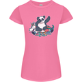 Dabbing Panda Squashing a Unicorn Funny Womens Petite Cut T-Shirt Azalea