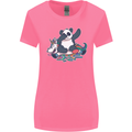 Dabbing Panda Squashing a Unicorn Funny Womens Wider Cut T-Shirt Azalea