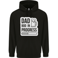 Dad Bod In Progress Funny Fathers Day Body Mens 80% Cotton Hoodie Black