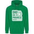 Dad Bod In Progress Funny Fathers Day Body Mens 80% Cotton Hoodie Irish Green