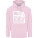 Dad Bod In Progress Funny Fathers Day Body Mens 80% Cotton Hoodie Light Pink