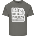 Dad Bod In Progress Funny Fathers Day Body Mens Cotton T-Shirt Tee Top Charcoal