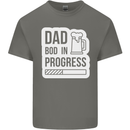 Dad Bod In Progress Funny Fathers Day Body Mens Cotton T-Shirt Tee Top Charcoal
