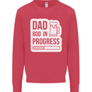 Dad Bod In Progress Funny Fathers Day Body Mens Sweatshirt Jumper Heliconia