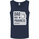 Dad Bod In Progress Funny Fathers Day Body Mens Vest Tank Top Navy Blue