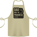 Dad Bod In Progress Funny Fathers Day Cotton Apron 100% Organic Khaki