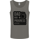Dad Bod In Progress Funny Fathers Day Mens Vest Tank Top Charcoal