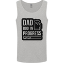 Dad Bod In Progress Funny Fathers Day Mens Vest Tank Top Sports Grey