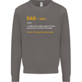 Dad Definition Funny Father's Day Mens Sweatshirt Jumper Charcoal