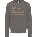 Dad Definition Funny Father's Day Mens Sweatshirt Jumper Charcoal