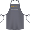 Dad Definition Funny Fathers Day Daddy Cotton Apron 100% Organic Steel