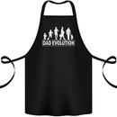 Dad Evolution Fathers Day Cotton Apron 100% Organic Black