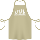 Dad Evolution Fathers Day Cotton Apron 100% Organic Khaki