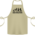 Dad Evolution Fathers Day Cotton Apron 100% Organic Khaki