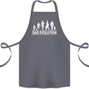 Dad Evolution Fathers Day Cotton Apron 100% Organic Steel