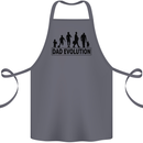 Dad Evolution Fathers Day Cotton Apron 100% Organic Steel