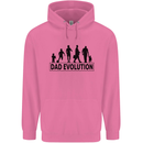 Dad Evolution Fathers Day Mens 80% Cotton Hoodie Azelea