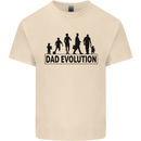 Dad Evolution Fathers Day Mens Cotton T-Shirt Tee Top Natural