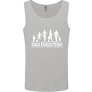 Dad Evolution Fathers Day Mens Vest Tank Top Sports Grey