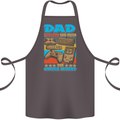 Dad Gamer Legend Fathers Day Gaming Funny Cotton Apron 100% Organic Dark Grey