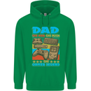 Dad Gamer Legend Fathers Day Gaming Funny Mens 80% Cotton Hoodie Irish Green