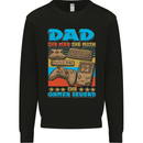 Dad Gamer Legend Fathers Day Gaming Funny Mens Sweatshirt Jumper Black