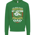 Dad Is My Favourite Funny Fathers Day Mens Sweatshirt Jumper Irish Green